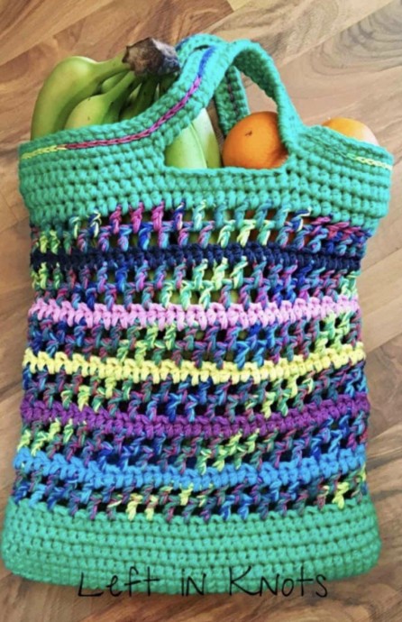 Crochet Open-Air Cotton Market Bag