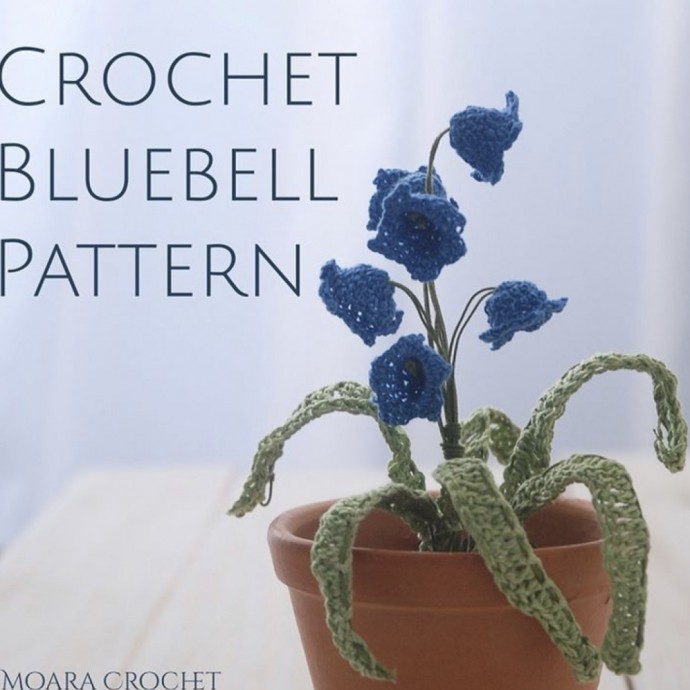 DIY Crochet Bluebell