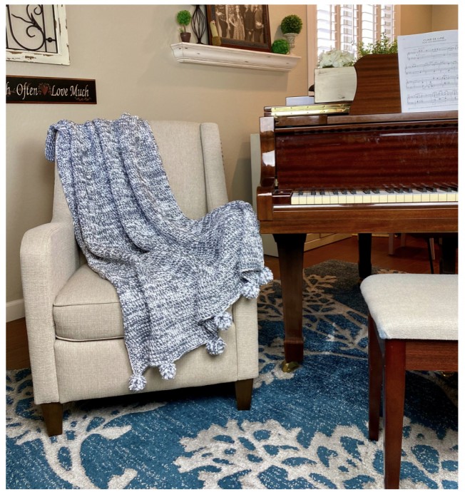 Make a Tunisian Farmhouse Throw