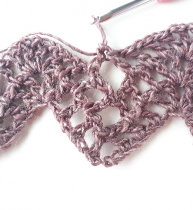 Ombre Crochet Shawl