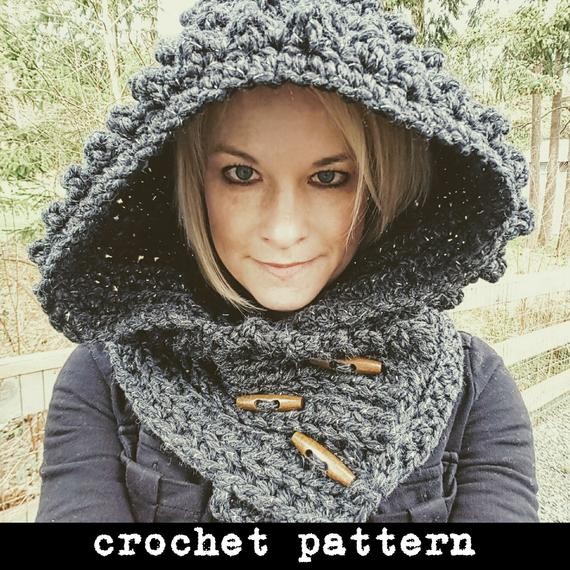 Inspiration. Crochet Hoods.