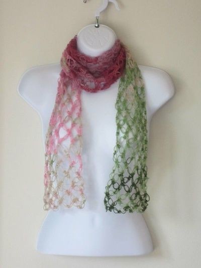 Inspiration. Crochet Summer Scarves.