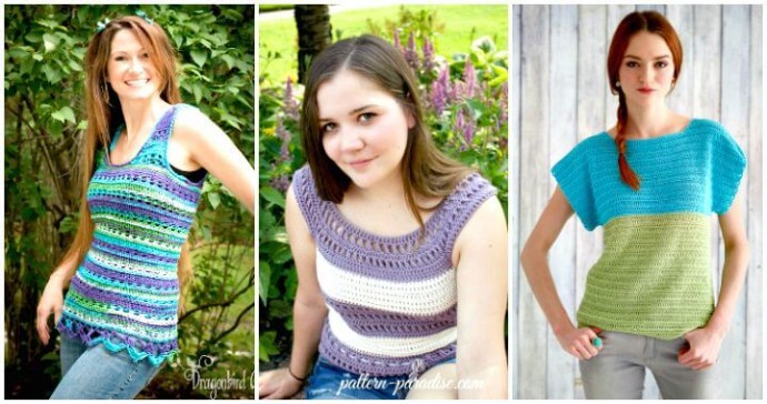 Inspiration. Crochet Tops.