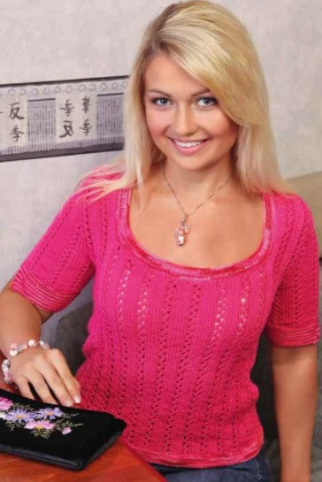 Bright-Pink Pullover