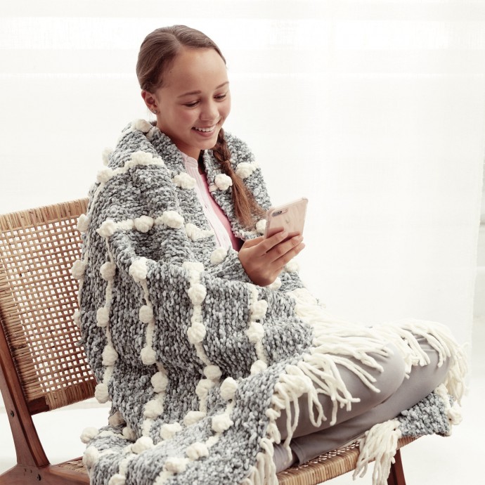 ​Bobbles Knit Blanket