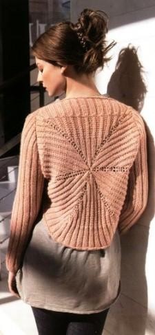 ​Knit Peach Bolero