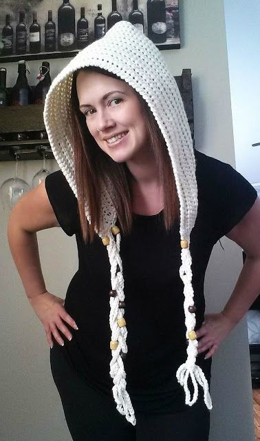 Inspiration. Crochet Hoods.