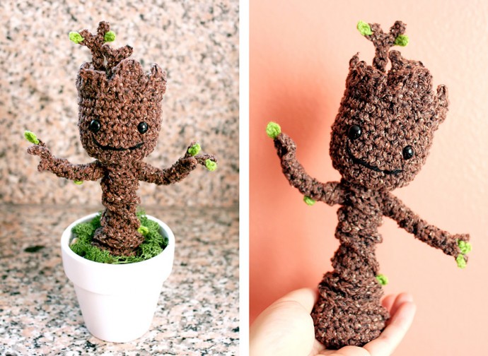 Helping our users. ​Crochet Baby Groot.