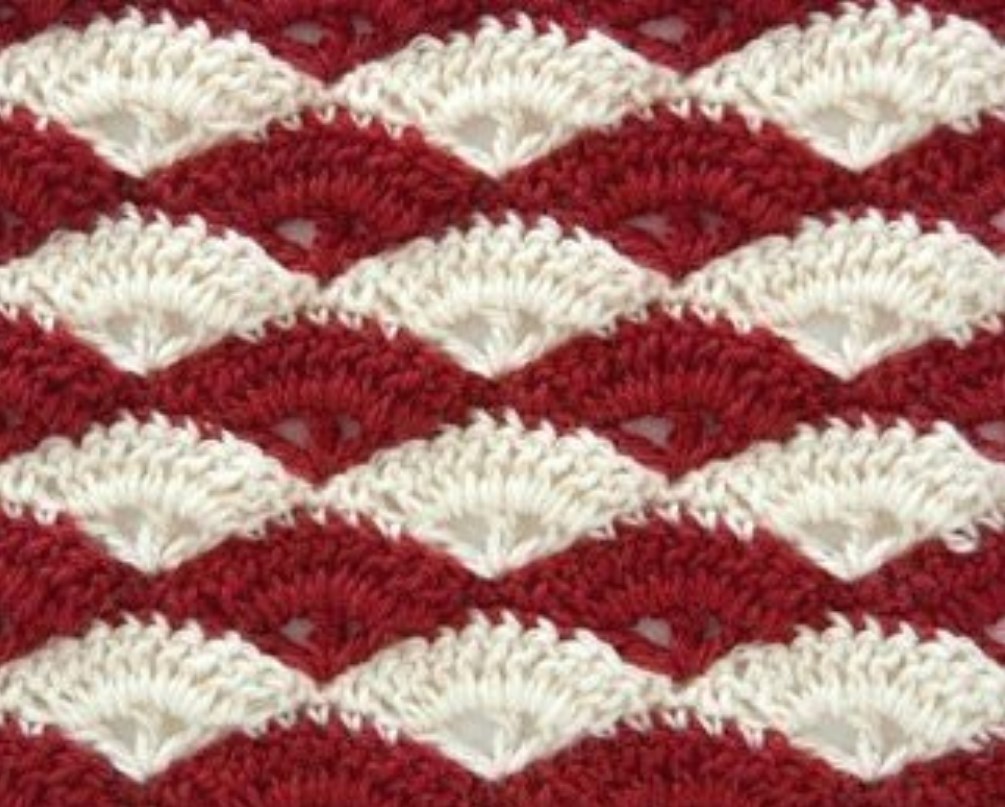 Scale Crochet Stitch # 2 – FREE CROCHET PATTERN — Craftorator