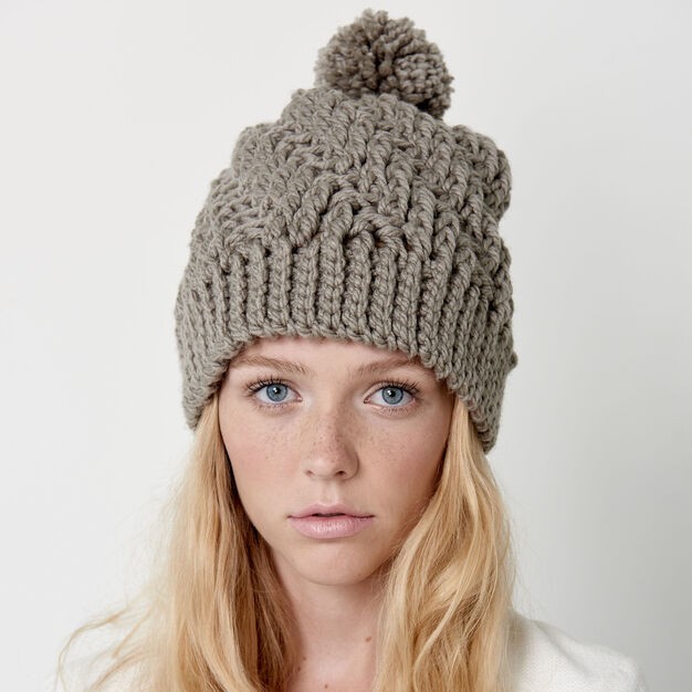 Helping our users. Crochet Textured Beanie. — Craftorator
