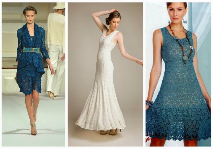 Inspiration. Crochet Dresses.