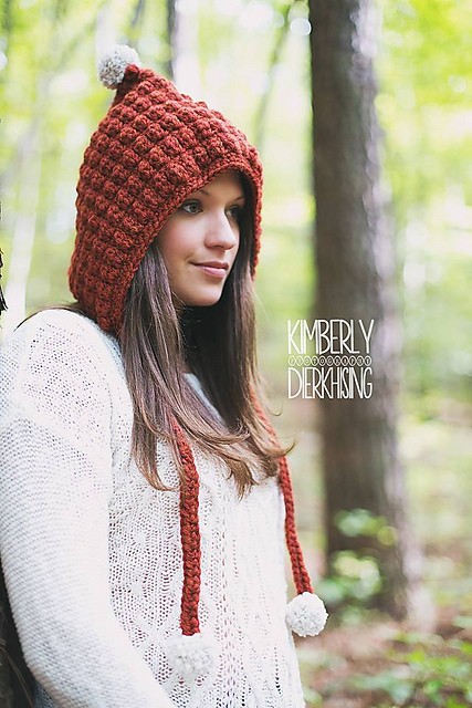 Inspiration. Crochet Hoods.