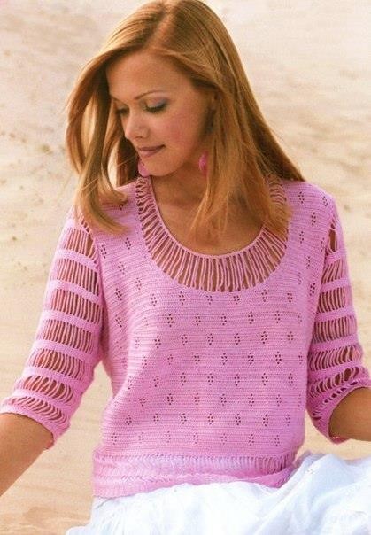 Inspiration. Crochet Blouses.