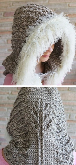 Inspiration. Crochet Hoods.