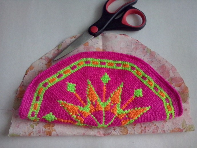 Mandala Ornament Crochet Beauty Bag