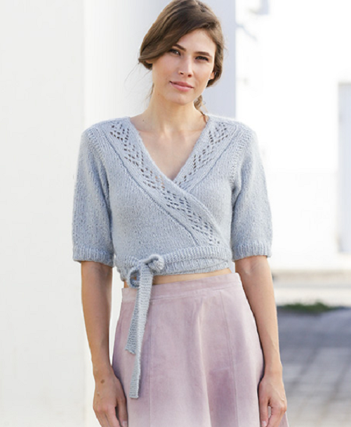 Stylish Shorten Knit Blouse FREE CROCHET PATTERN — Craftorator