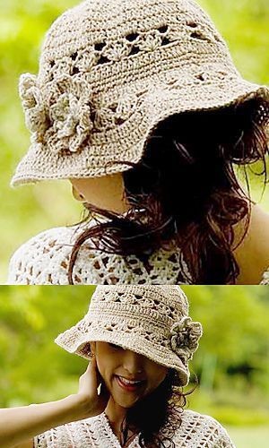 Inspiration. Crochet Summer Hats.