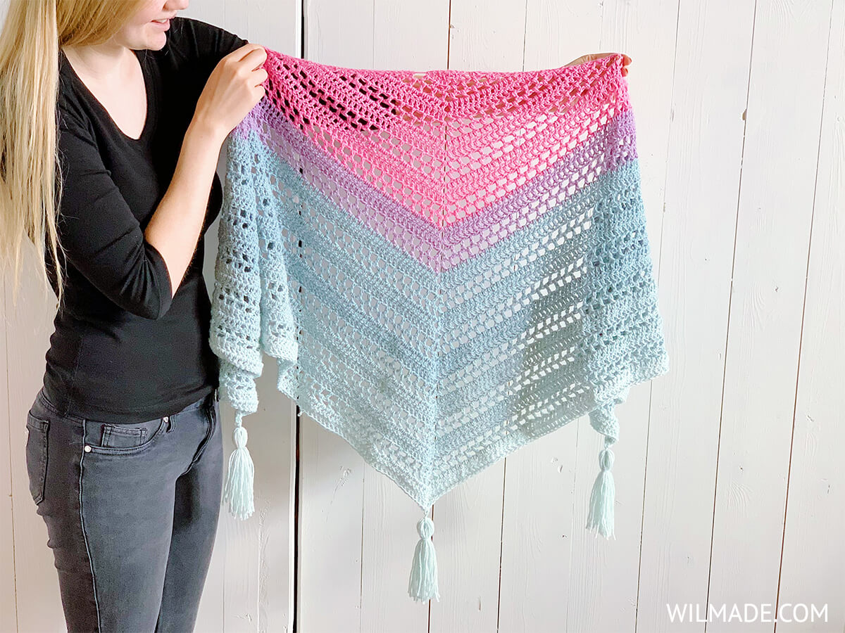 Mandala Yarn Crochet Shawl Free Crochet Pattern — Craftorator