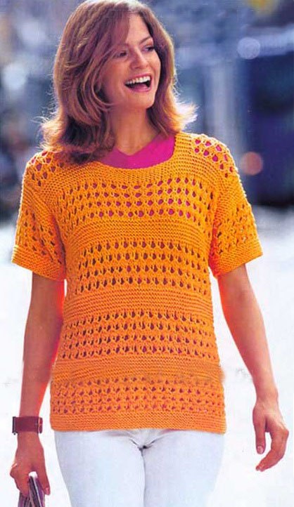 Knit Sunny Blouse – FREE CROCHET PATTERN — Craftorator