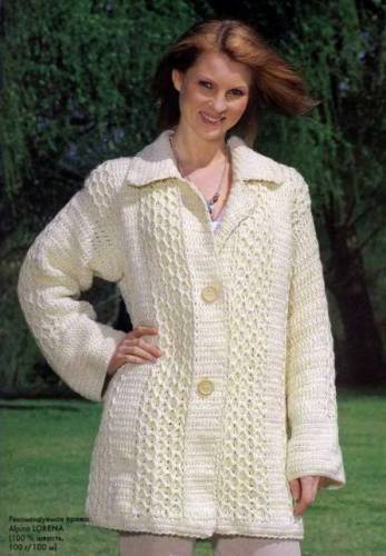 White Crochet Cardigan – FREE CROCHET PATTERN — Craftorator