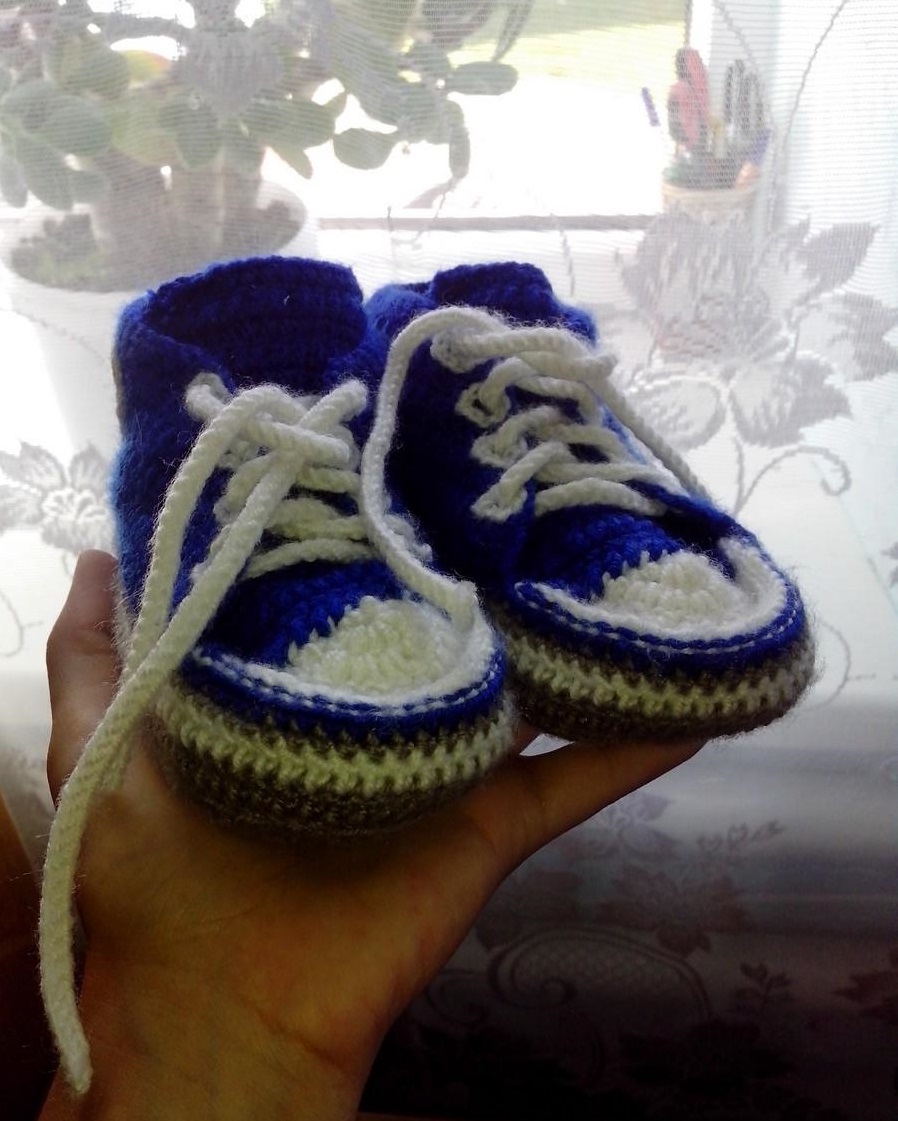 Helping our users. Crochet Sneakers Booties. – FREE CROCHET PATTERN ...