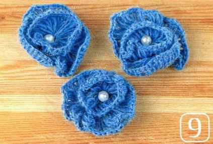 ​Crochet Flowers with the Help of Ruler