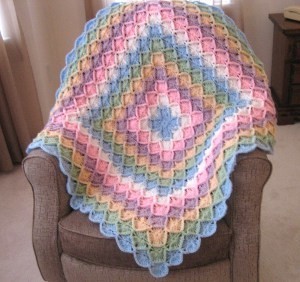 Rainbow Crochet Blanket