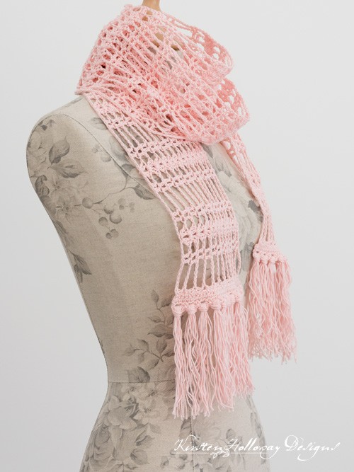 Inspiration. Crochet Summer Scarves.