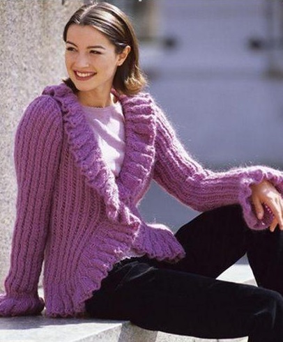 Light-Pink Knit Cardigan – FREE CROCHET PATTERN — Craftorator