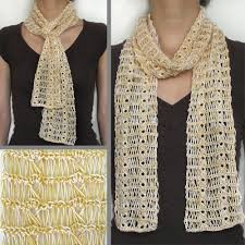 Inspiration. Crochet Summer Scarves.