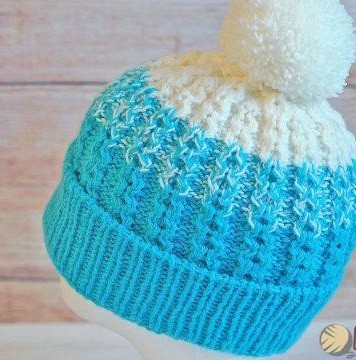 ​Crochet Hat with Gradient