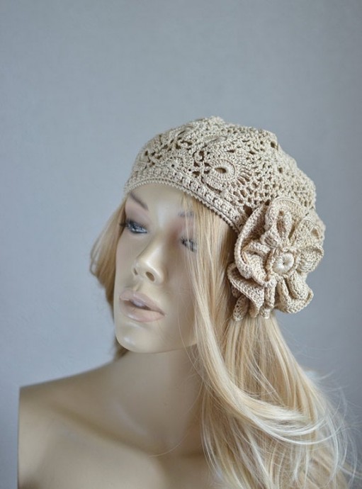 Inspiration. Summer Crochet Berets.