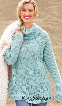 Knit Pullover with Rhombs – FREE CROCHET PATTERN — Craftorator