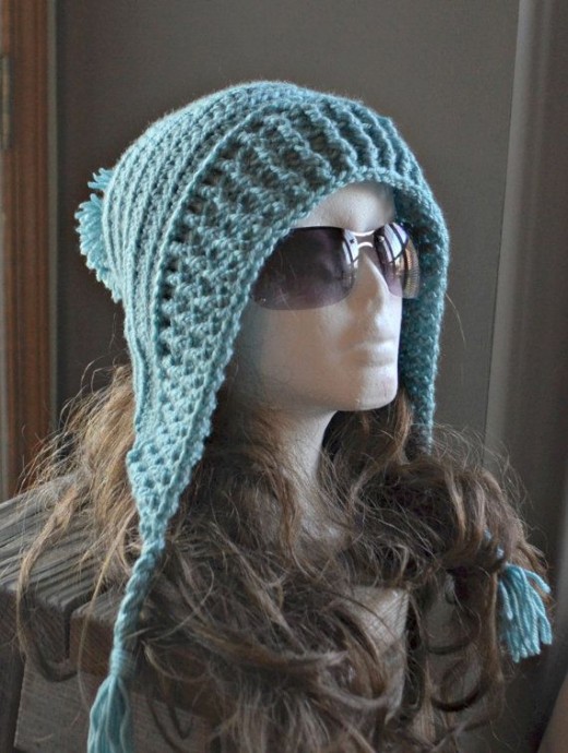 Inspiration. Crochet Hoods.