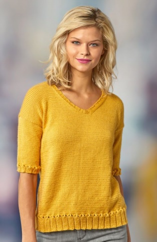 Yellow Knit Blouse – FREE CROCHET PATTERN — Craftorator