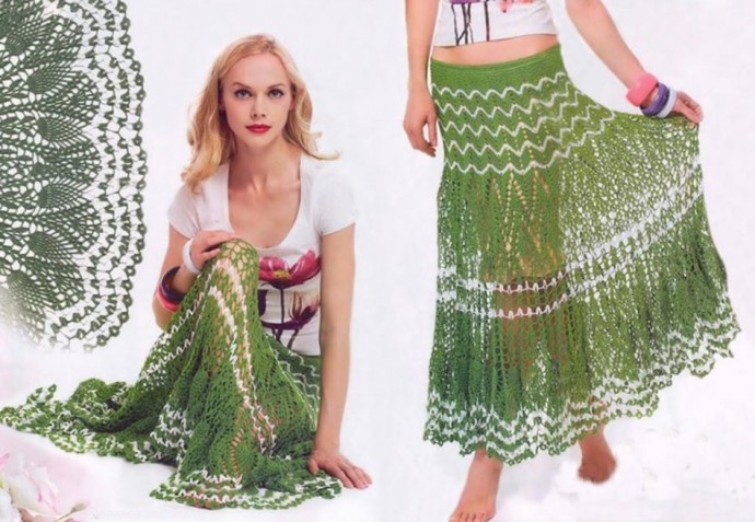 ​Hippie Crochet Skirt