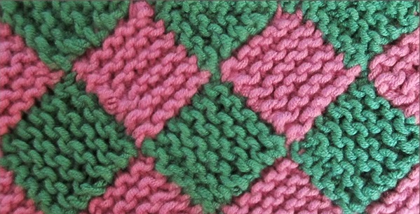 ​Garter Entrelac Knit Pattern