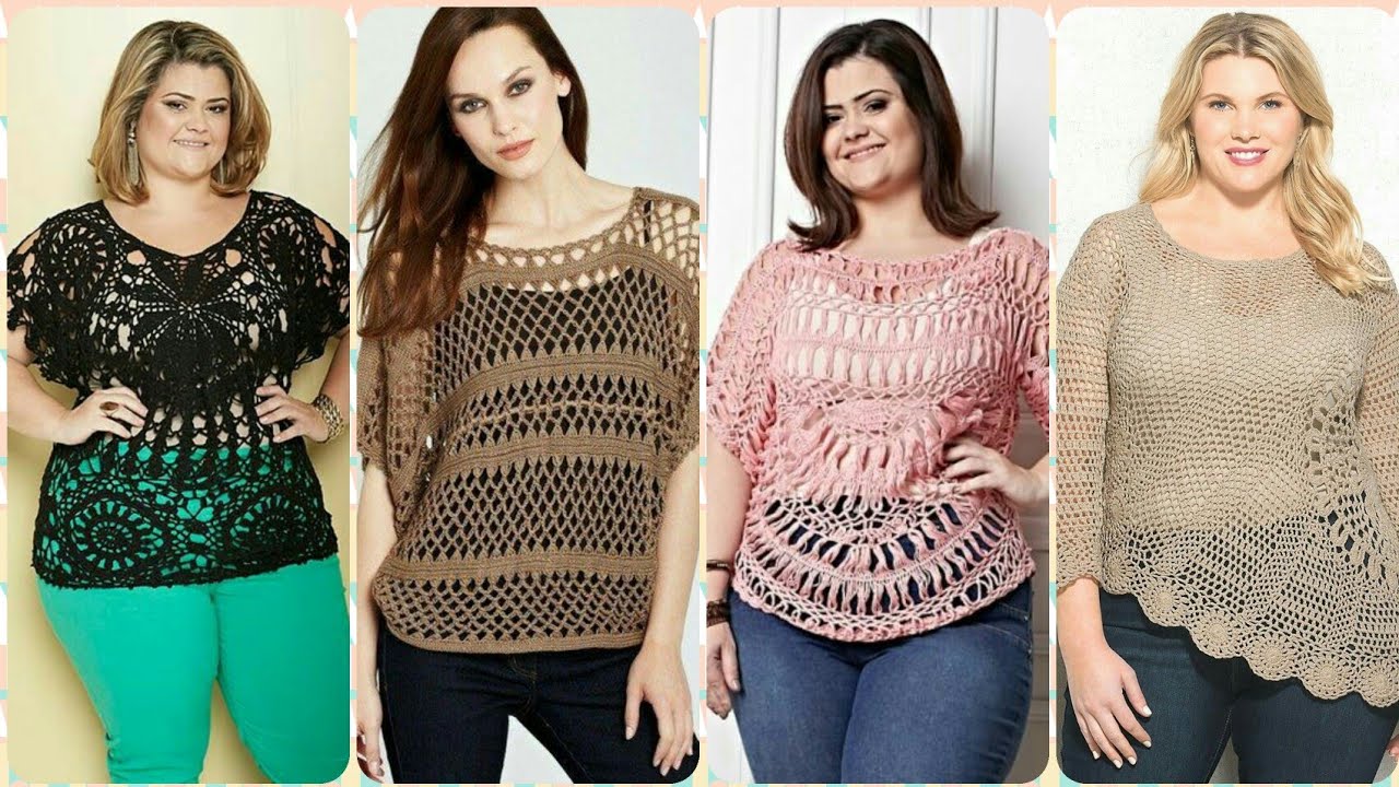 Inspiration. Crochet Plus Size Tops. – FREE CROCHET PATTERN — Craftorator