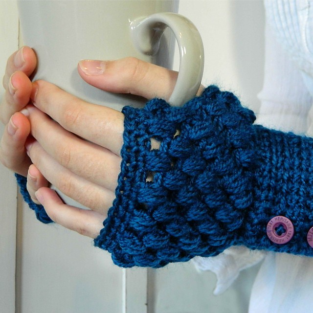 Inspiration. Crochet Fingerless Gloves.