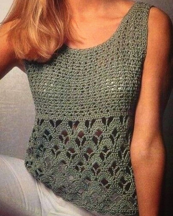 Inspiration. Crochet Tops.