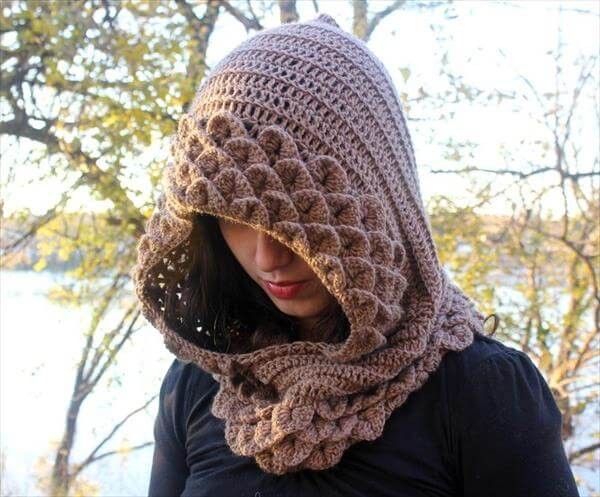 Inspiration. Crochet Hoods.