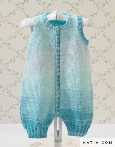 Inspiration. Knit Baby Rompers.