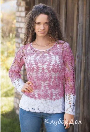 ​Relief Crochet Pullover