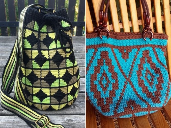 Inspiration. Crochet Bags.