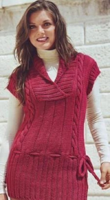 Cozy Burgundy Vest