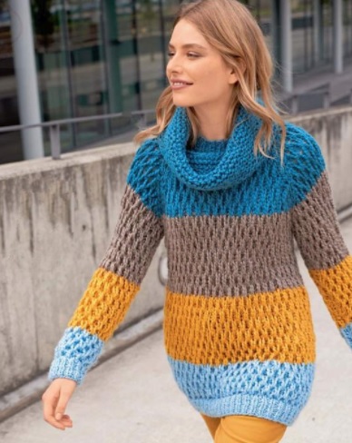 Bright Knit Pullover – FREE CROCHET PATTERN — Craftorator