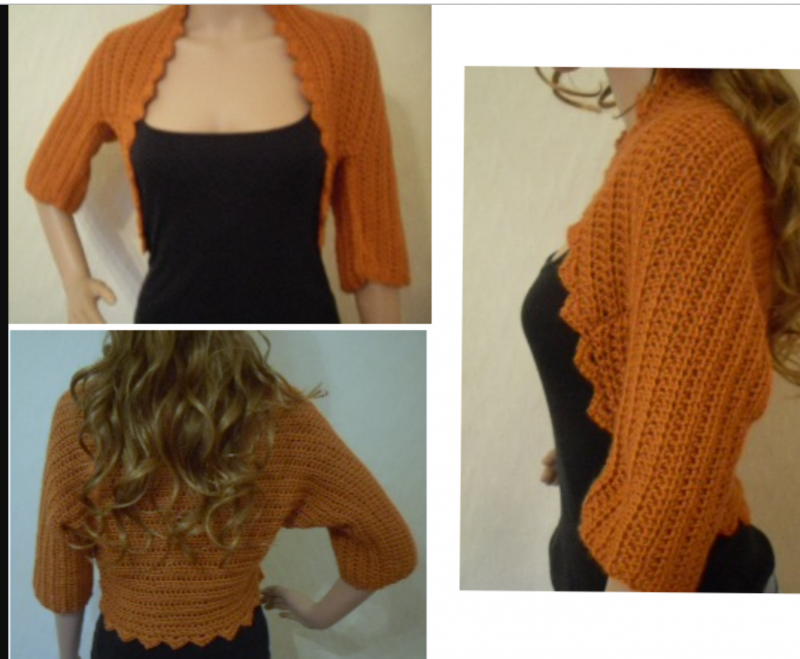 Crochet Simple Shrug