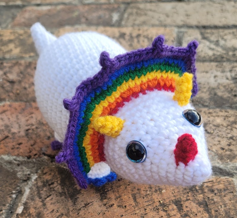 Triceratops Baby Amigurumi