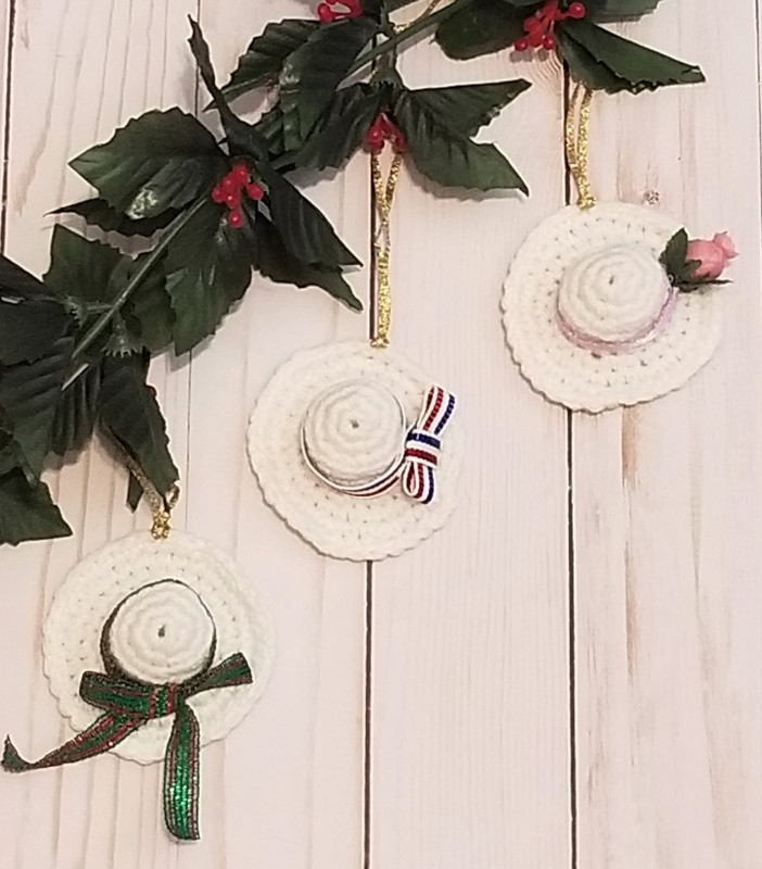 Suffragette Hat Christmas Ornament