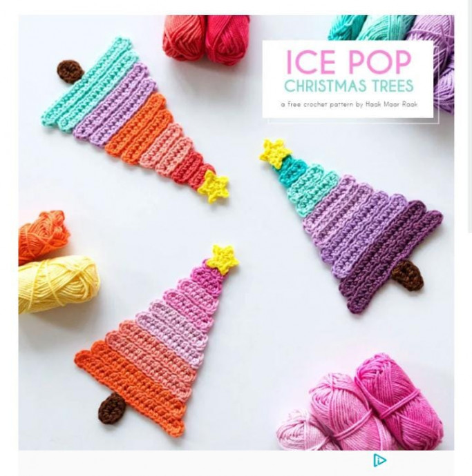 Ice pop Christmas tree